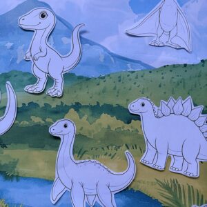 MAKIETA XXL Z DINOZAURAMI