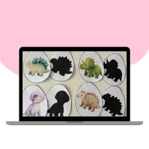 GRA CIENIE DINOZAURY