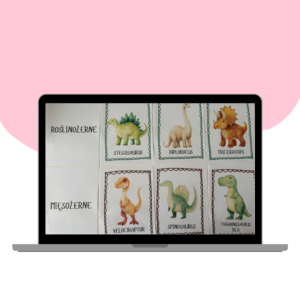 PLANSZE GATUNKI DINOZAURÓW